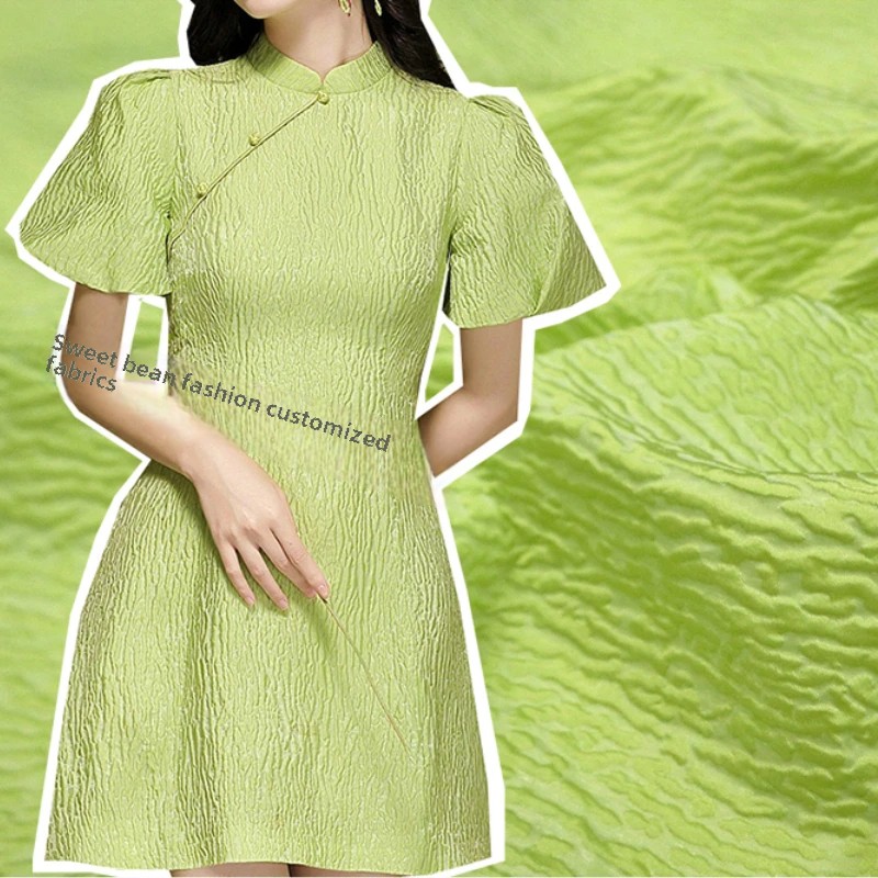 Summer Clothing Wholesale - 어두운 곡물 브로케이드 자카드 직물 봄과